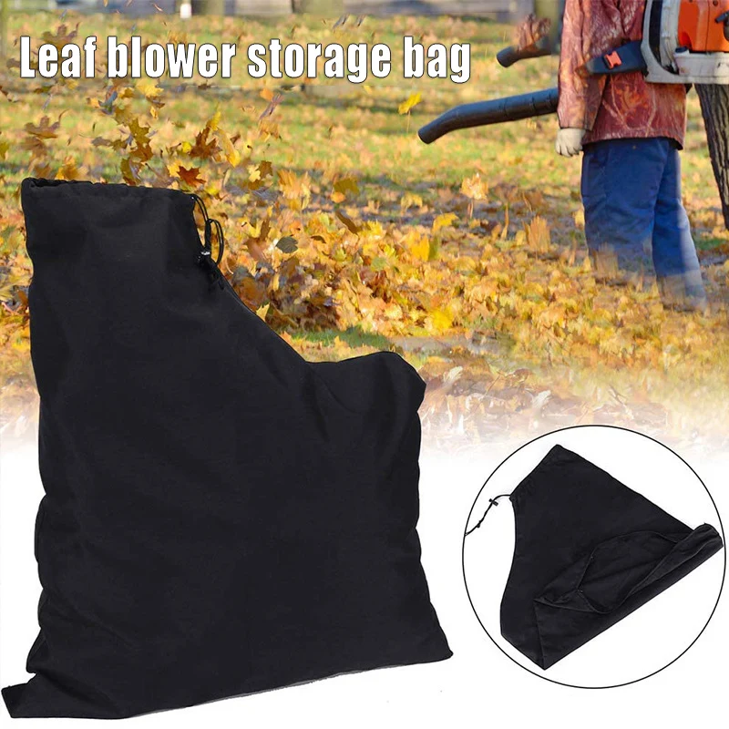 Zippered Type Storage Bag for Leaf Blower Portable Multifunctional Vacuum Bag Practical Garden Leaves Organizer Yard Waste Bins