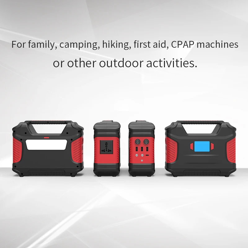 

155Wh smart light energy storage station solar battery power bank for outdoor camping emergency convenient use power companion