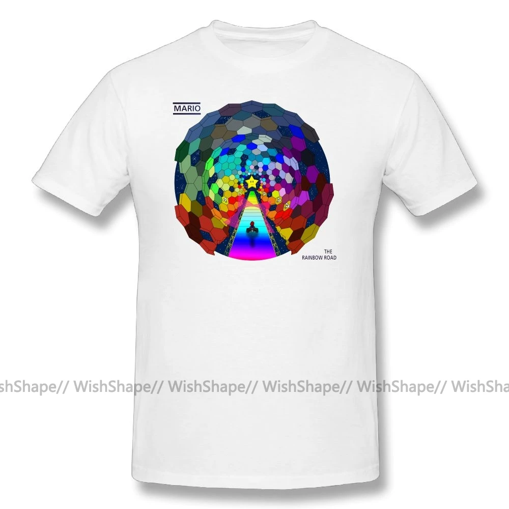 Мужская футболка Muse с принтом радужной дороги музыкальная большие футболки