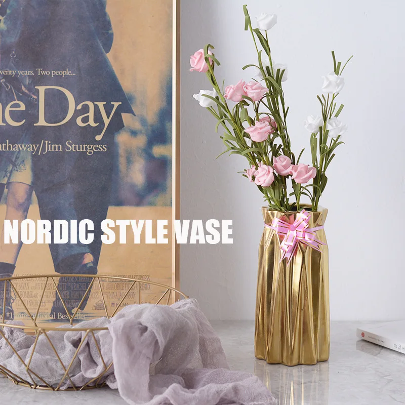 Декоративная керамическая ваза для дома современный минималистичный декор из