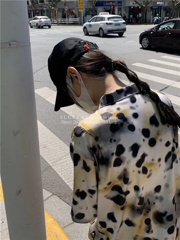 

Women's Printed Loose Leisure All-Matching Short-Sleeved Shirt