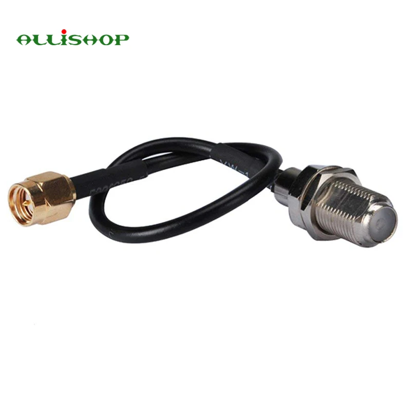 Радиочастотный кабель F мама-SMA штекер обжимной RG174 коаксиальный Соединительный RF