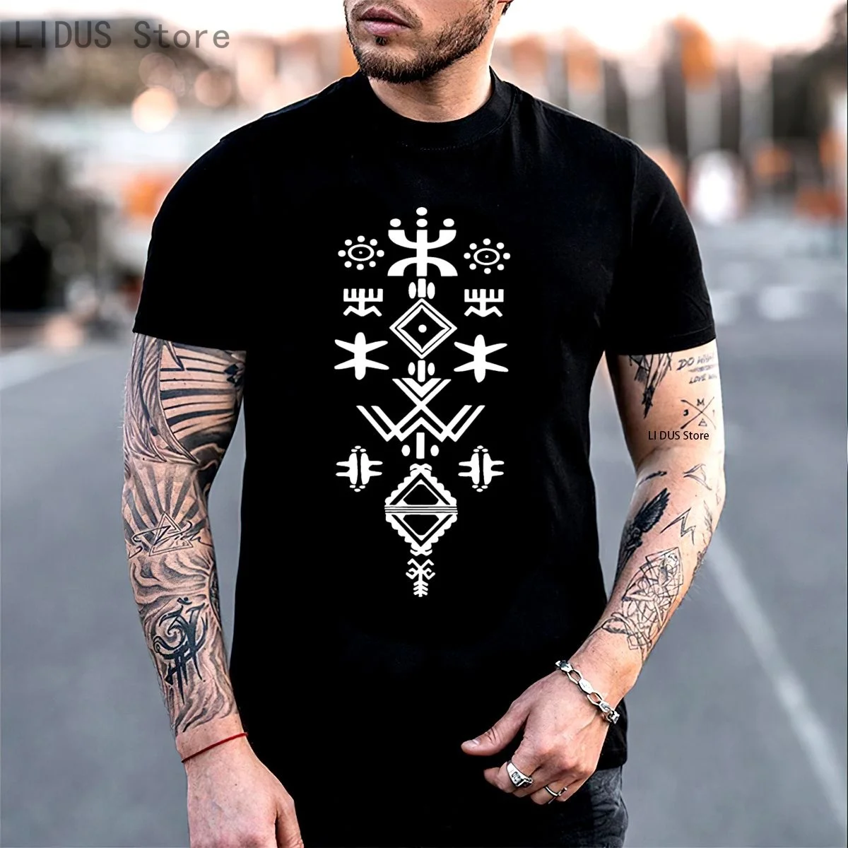 Berbere Amazigh Kabyle Creative Designed T shirt Harajuku Short Sleeve T-shirt Graphics Tshirt Brands Tee Top