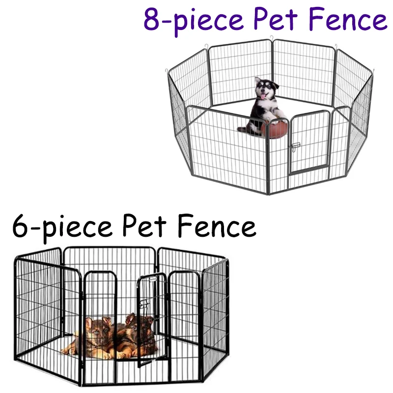 6/8 шт. регулируемые подвижные ворота для собак | Дом и сад
