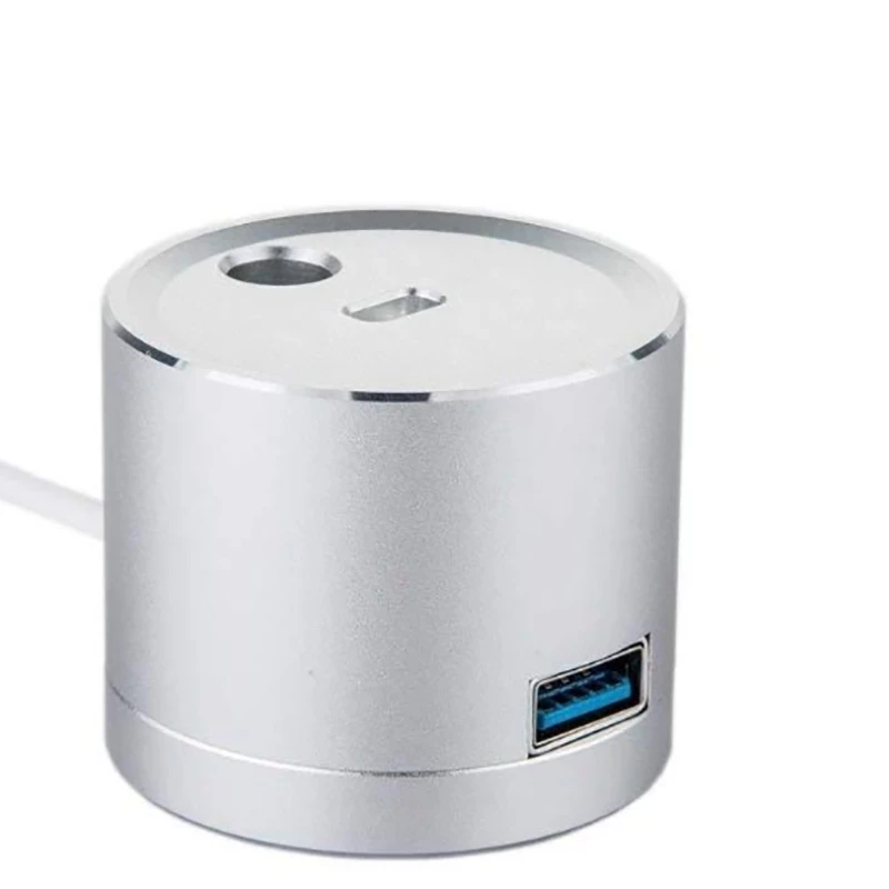 Алюминиевый держатель для зарядки со встроенным зарядным кабелем Apple