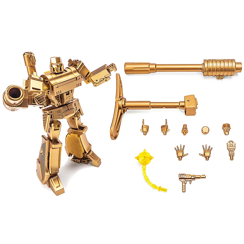 Трансформация NA Megatrons Laowei G1 Pocket War Металл Золотая Лагуна золотой кристалл прозрачная модель детские куклы игрушечные фигурки
