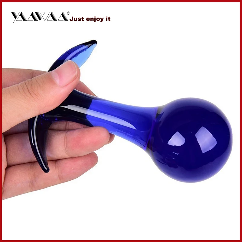 Анальная пробка стеклянный фаллоимитатор вибратор Вагина взрослые игрушки