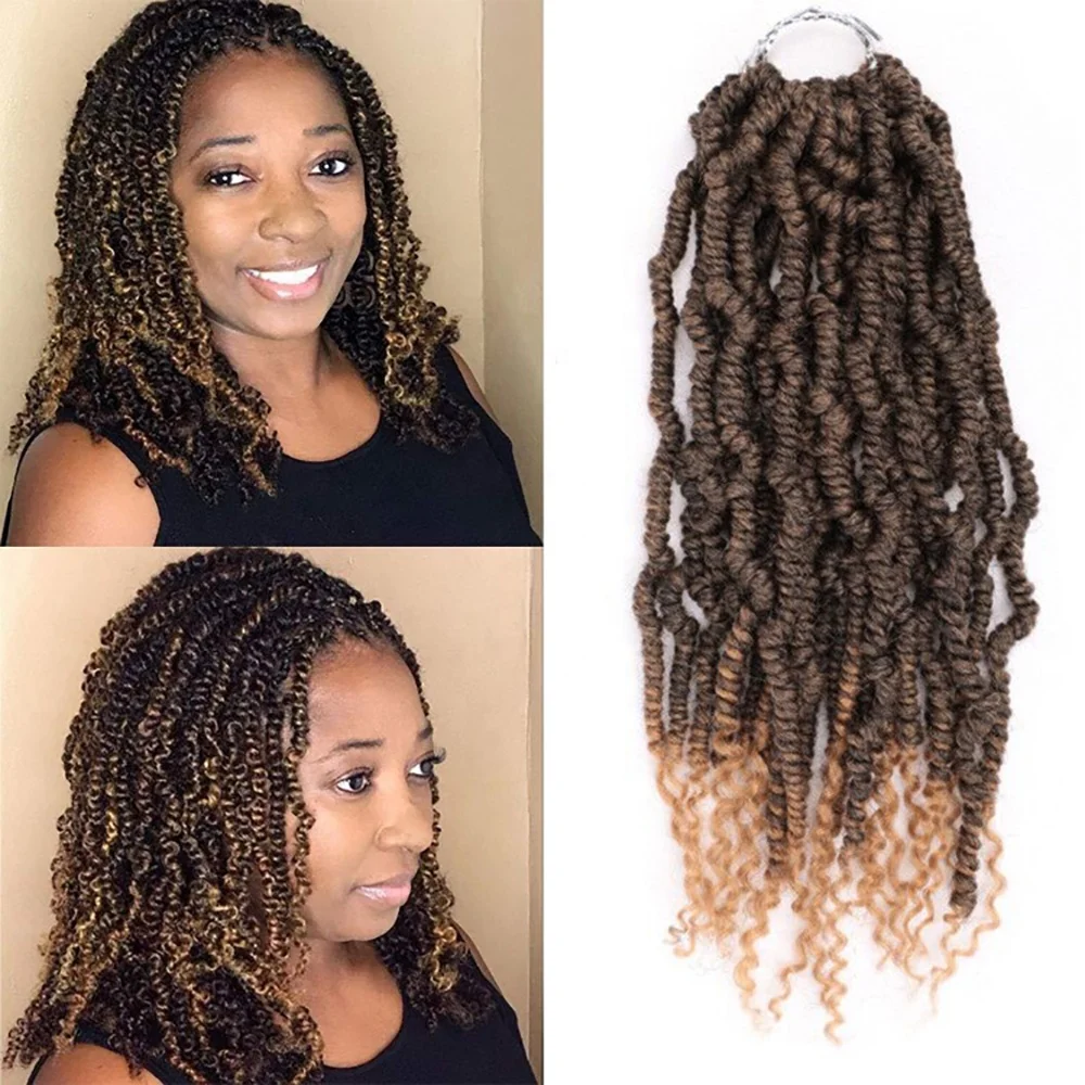 Fayasu Сенегальские весенние скрученные волосы Омбре страсть скрученная прическа