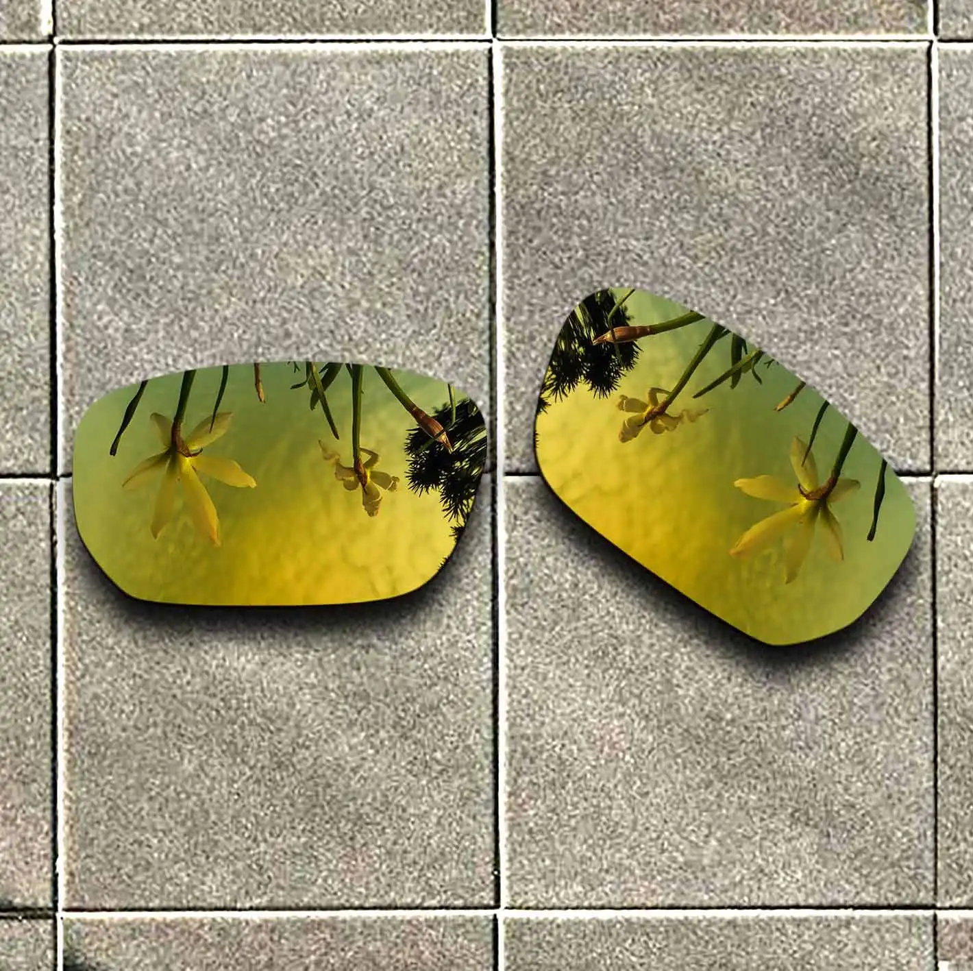 

24K золотые поляризованные солнцезащитные очки сменные линзы Oakley стильная оправа переключателя 100% УФ-защита хороший фитнес
