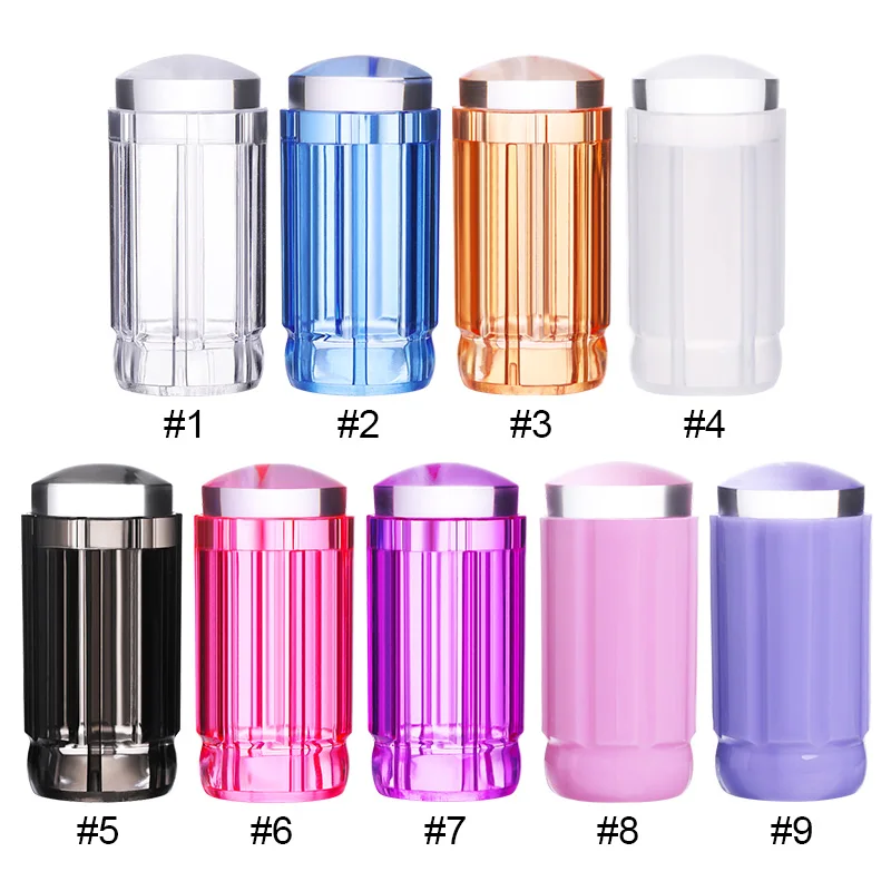 Силиконовый скребок для ногтей 1 шт. прозрачные силиконовые стемпинга маникюра