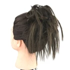 Soowee 30 цветов синтетические волосы повязка для волос Розовый Черный шиньон для пучка волос высокотемпературный волосы пончик роллер головной убор