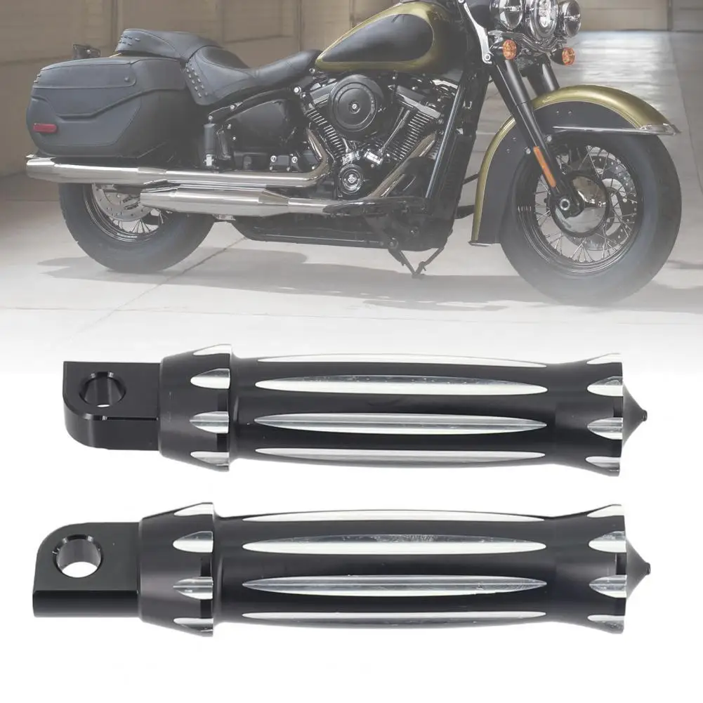 

2Pcs Motorcycle Footrest Replacement Aluminium Alloy Foot Pegs Pedals for XL883 1200 X48
