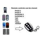 Для PHOENIX 2, 4, TSC2, TSC4, TRC2, TRC4, TXC2, TXC4, HANDY2, HANDY4 запасной пульт дистанционного управления гаражной дверью 433,92 МГц