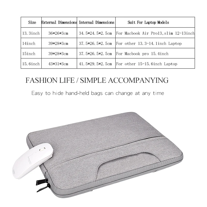 Защитная сумка для ноутбука чехол Macbook Air Pro Asus Acer Lenovo Dell 12 13 3 14 15 6 дюймов |