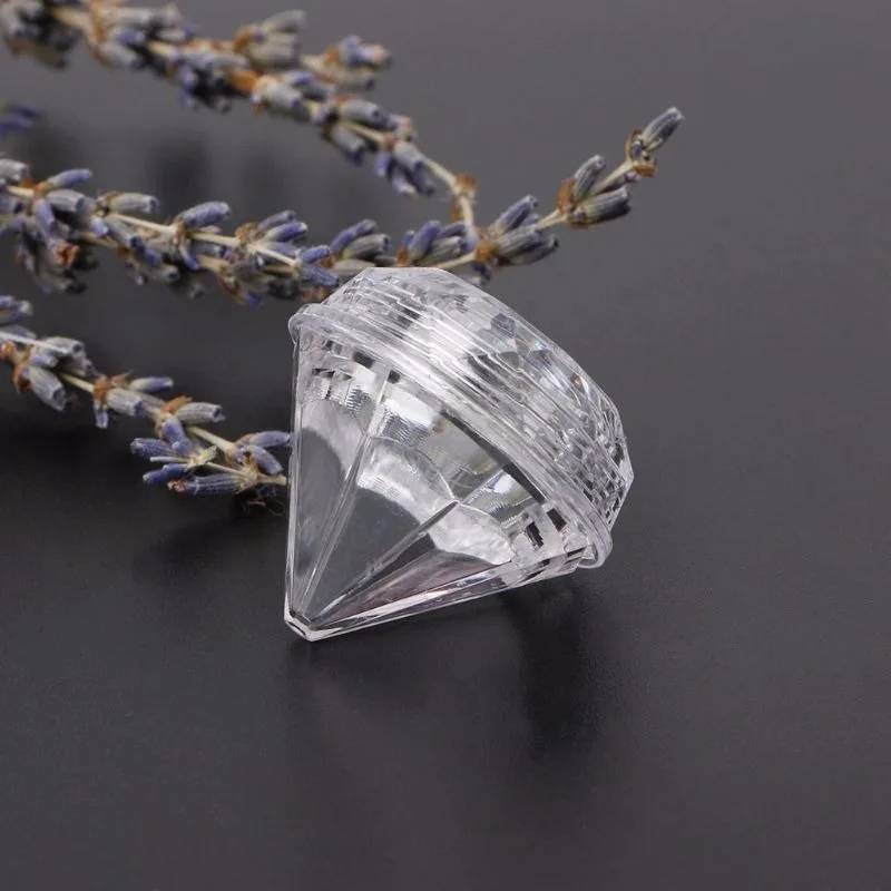 Прозрачный мини чехол для помады 10 шт. пустая Алмазная Косметическая Помада в