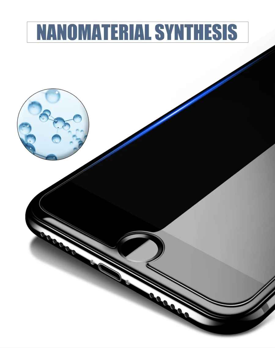 С уровнем твердости 9H 2.5D защитное стекло на iphone X XS 11 Pro Max XR 7 8 плюс Экран протектор Защитная пленка из закаленного стекла чехол для iphone 5S, SE 5 4S 4/6 S 6 Plus Full glue, прозрачная стеклянная пленка чехол
