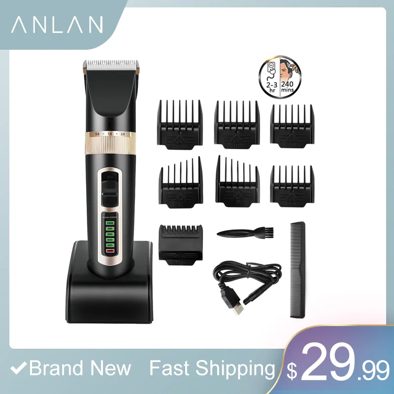 Профессиональная машинка для стрижки волос электрическая мужчин детей и бороды