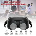 2 пары защитных пленок для левого и правого объектива, Очки виртуальной реальности, мягкая пленка из ТПУ, против царапин, пота и пыли HD-пленка