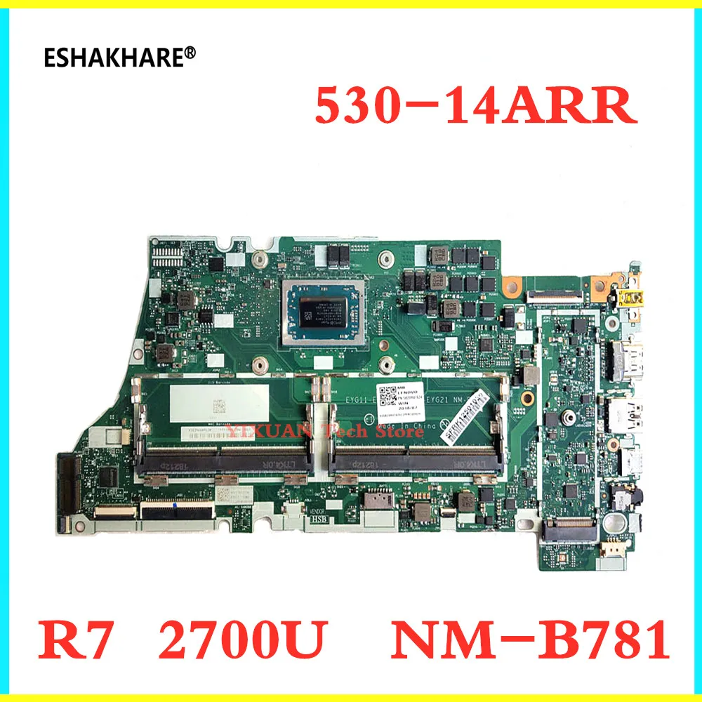 NM-B781  Lenovo Yoga 530-14ARR / Flex 6-14ARR       R3/R5/R7 DDR4 100%  