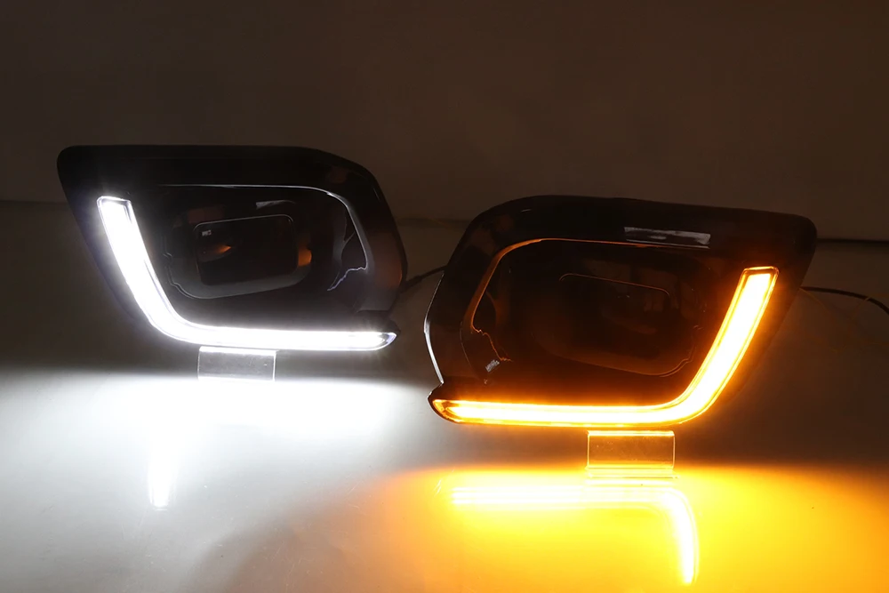 DRL Противотуманные фары для Ford Ranger 2019 2020 Светодиодный дневной светильник L Форма