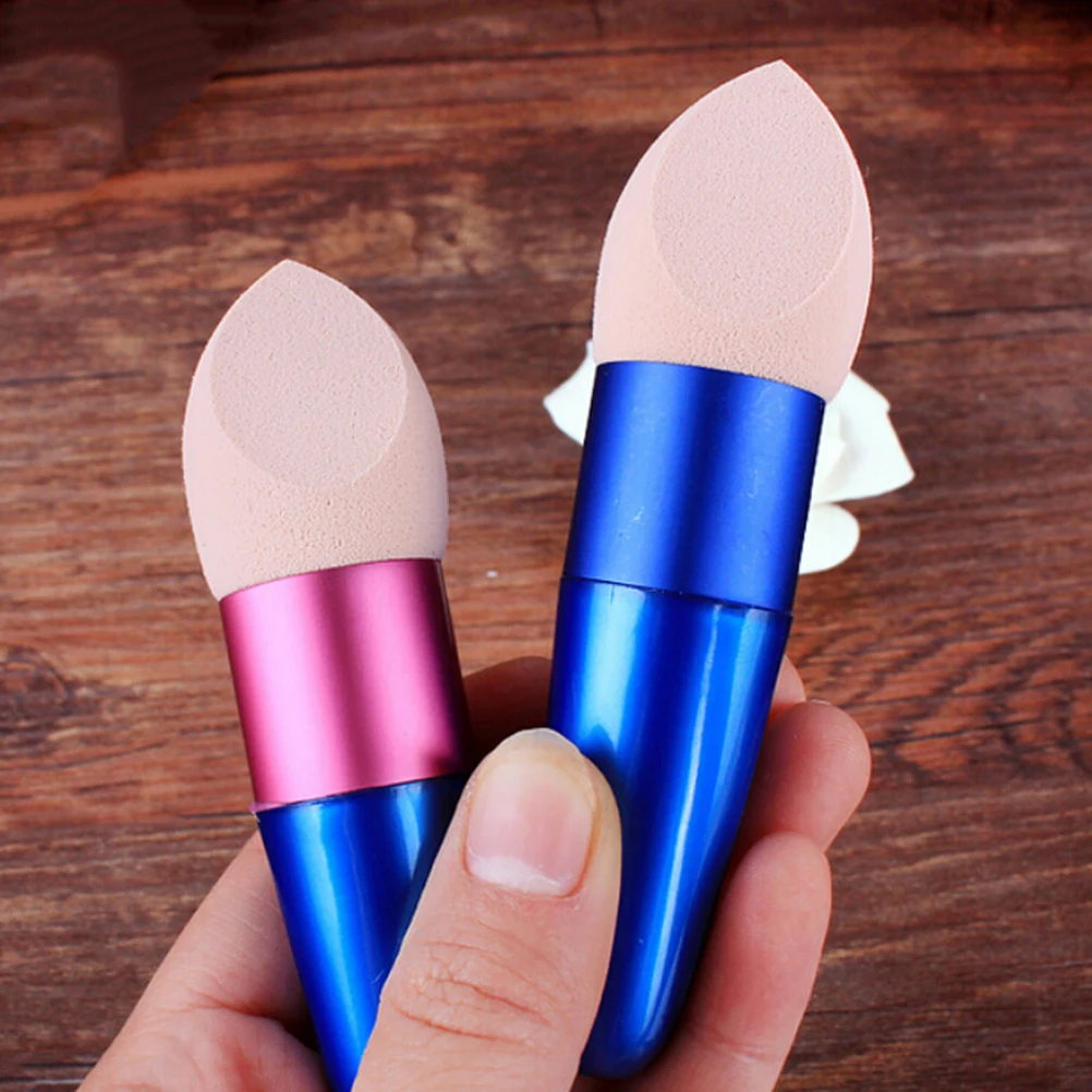 Губка для макияжа в форме леденца кисть пудры консилер румяна гладкое смешивание