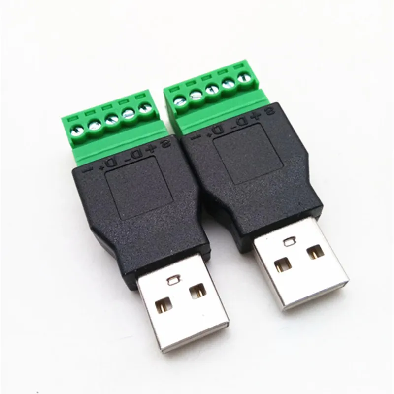 1 шт. usb разъем 2 0 типа папа 5pin Клемма USB поворотный терминал избегайте сварки
