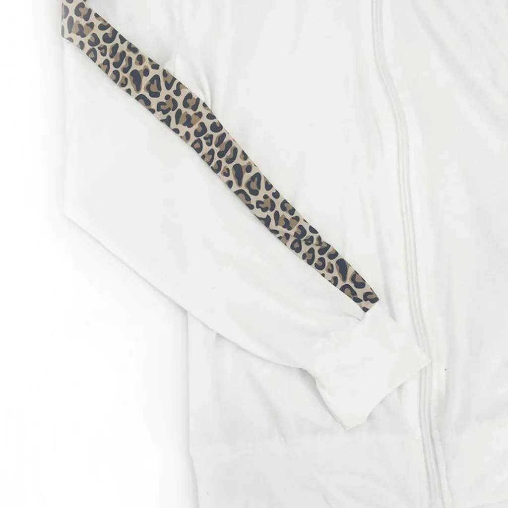 Женский спортивный костюм с леопардовым принтом женский сексуальный