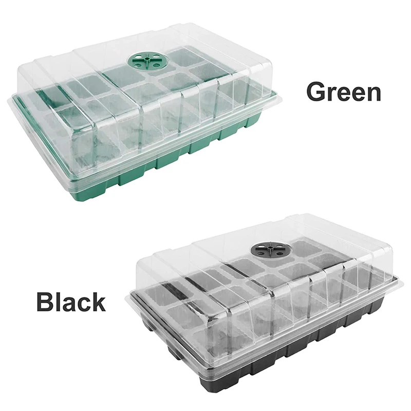 

3 Pack Plant Growing Trays, Seedling Starter Tray Greenhouse Grow Trays For Seeds Growing Starting