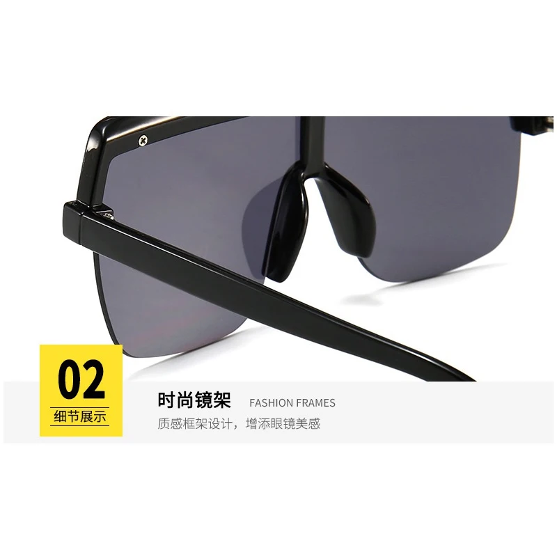 

Tidien 2020 Sunglasses Women Vintage Big Square Sunglasses Retro Trend Luxury Eyewear Multi Color For UV400 Protection 8069