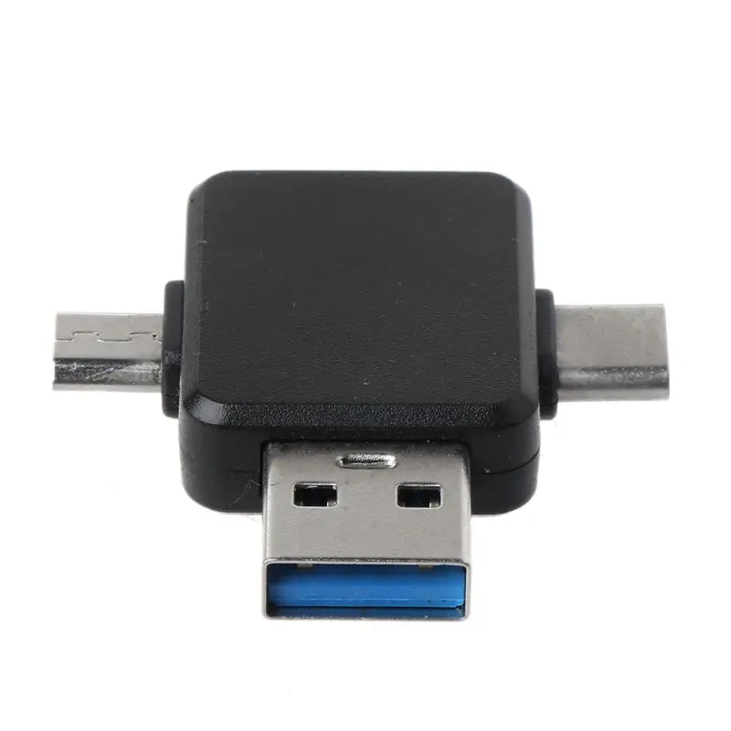 8Pin для Lightning Female USB + Type C Micro разъем зарядного устройства адаптер Android смартфона