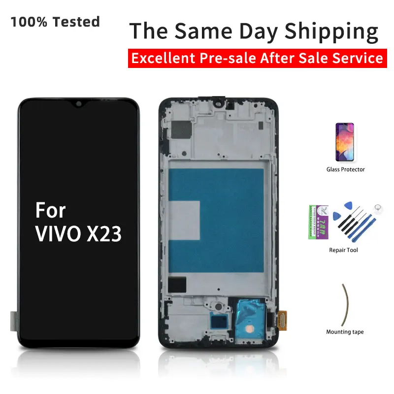 AAA оригинальный для VIVO X23 ЖК-дисплей сенсорный экран с рамкой дисплей дигитайзер