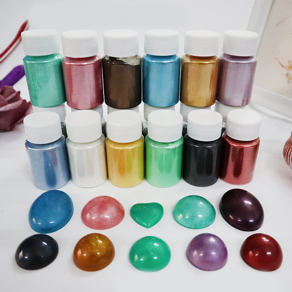 10 г/бутылка натуральная слюда для дизайна ногтей перламутровый порошок