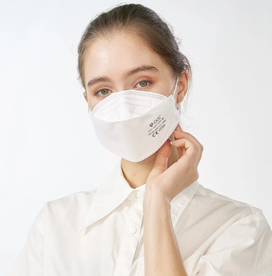 

25-200PCS FFP2 Fish Mask CE Approved Reutilizable Multi-layer Dustproof Protective Fabric Safety Face Mask Respirator Mascarilla