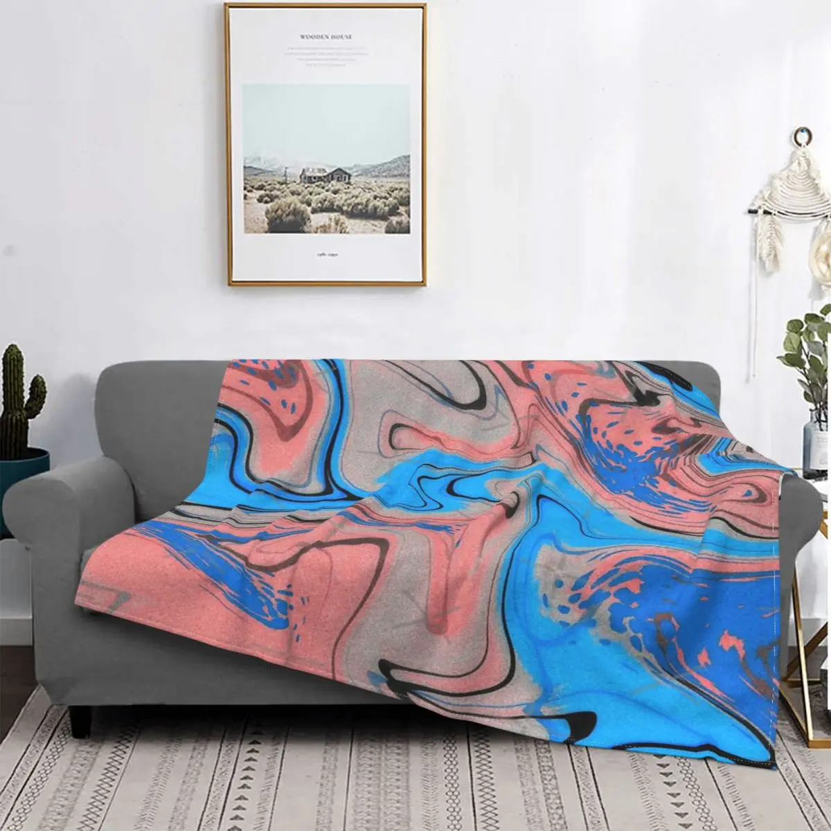 

Manta Retro de remolino Liquid, estético, colorido, для cama colcha, alfombra a cuadros, toalla, manta a cuadros, funda para n