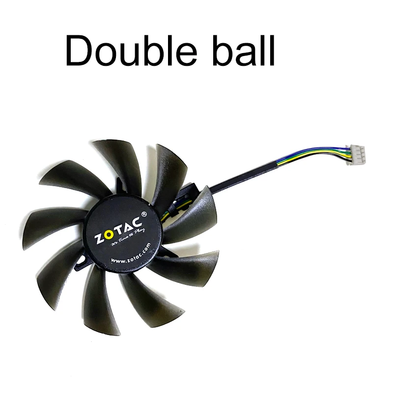 DIY 85 мм 40 T129215SH 4Pin ПК вентилятор охлаждения для ZOTAC N1060IXOC 6GD GTX 1060 3GB Мини GPU Радиатор