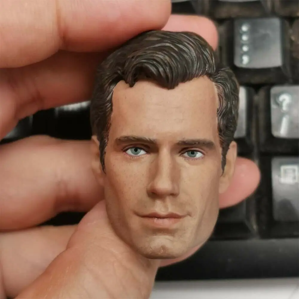 

1/6 Henry Cavill Head Sculpt Model For 12inch Male Action Figure Body Dolls
