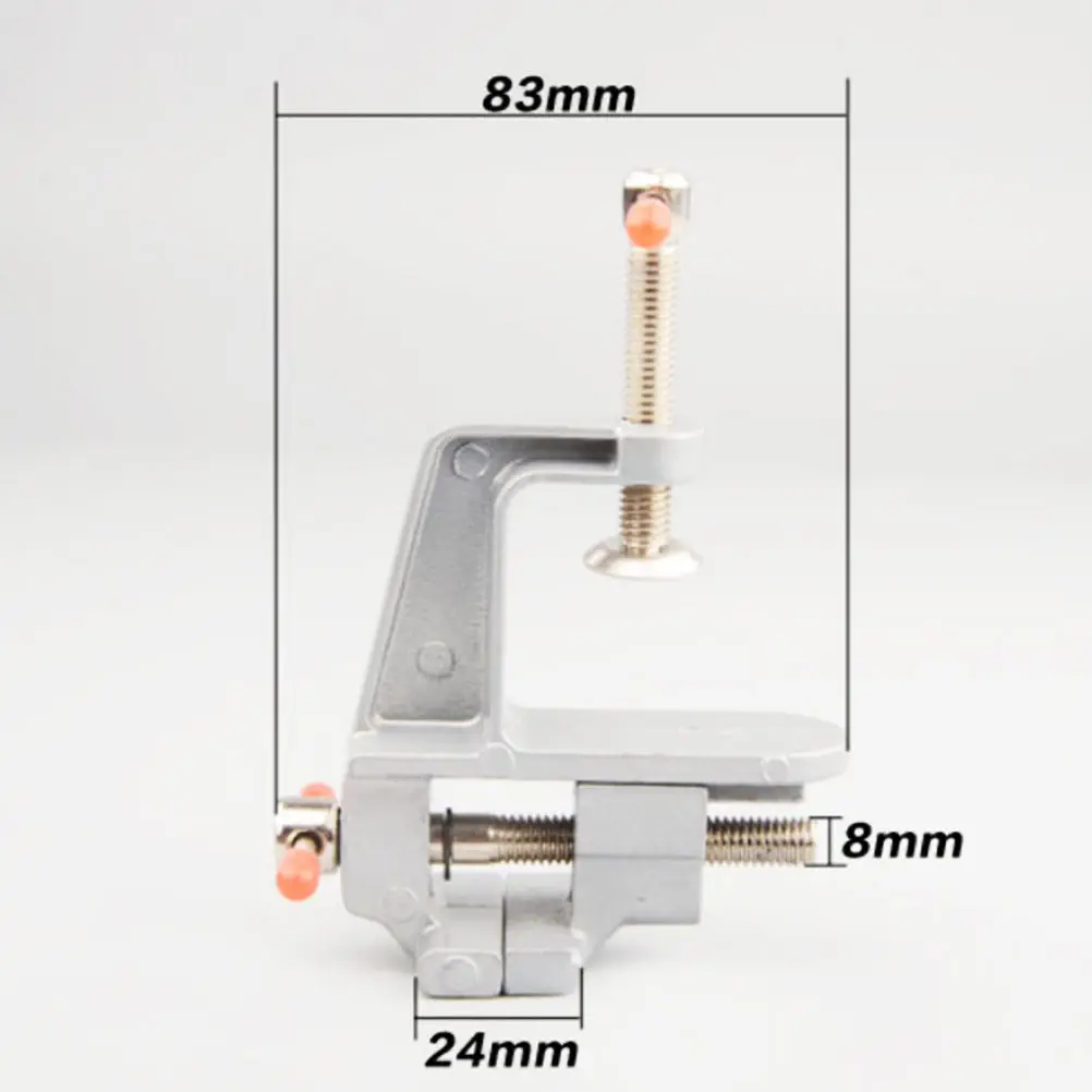 

Durable New 30MM DIY Mini Aluminum Alloy Craft little Jewelry Light Table Bench Clamp Varied Tool Vice