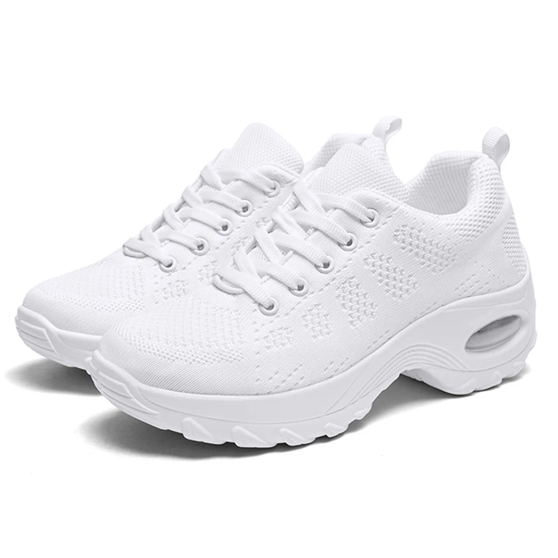 Кроссовки женские на платформе Вулканизированная подошва танкетка повседневная