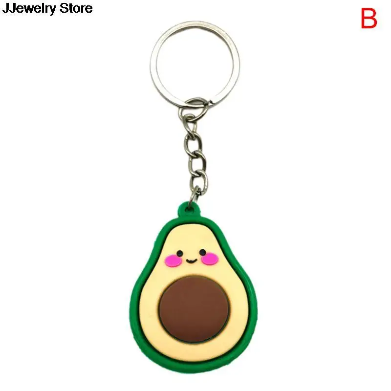 2 вида стилей имитация фруктов авокадо в форме брелок 3D Мягкие брелки модные