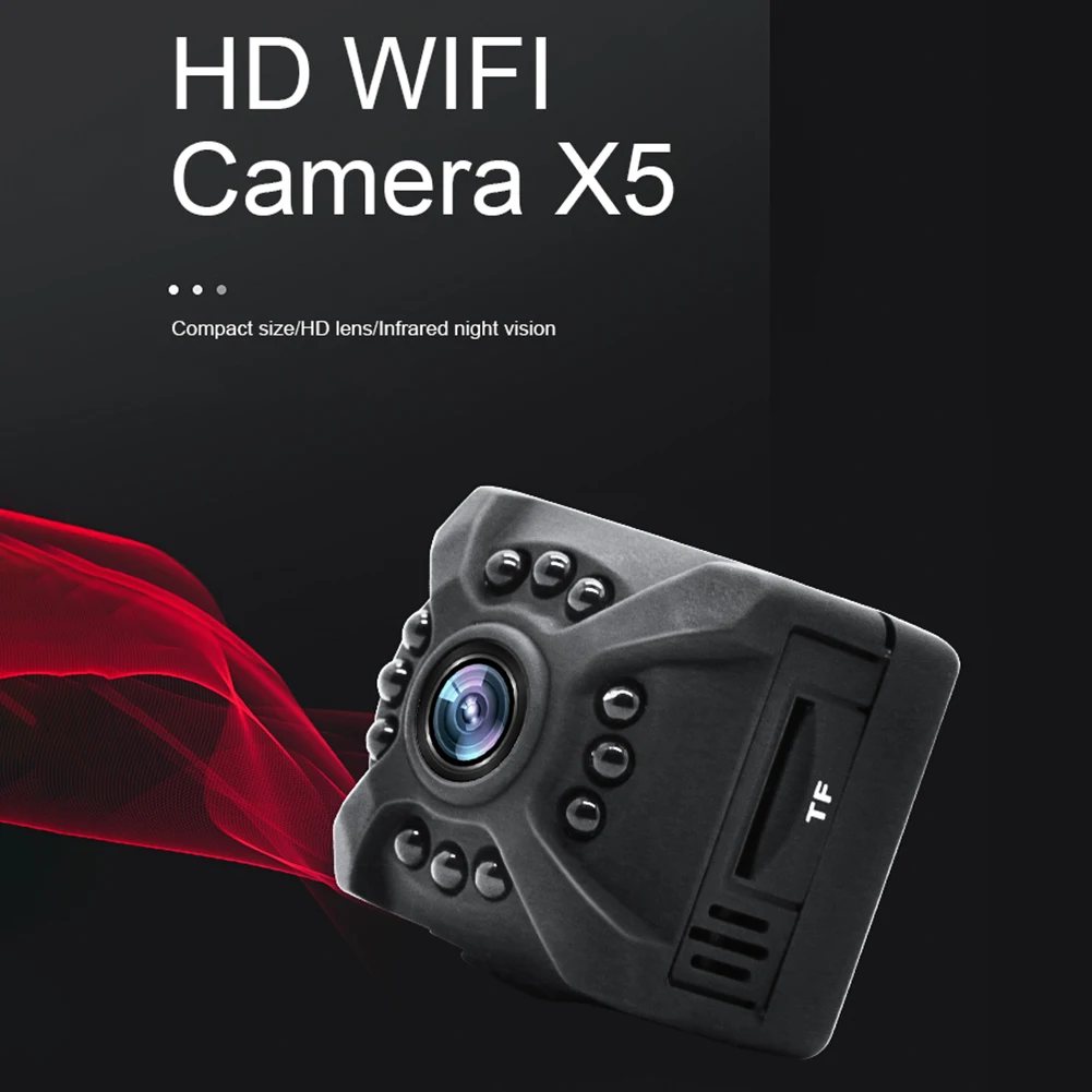 

1080P 64GB HD WiFi Camera Compact Night Vision Infrared Motion Mini Camera Equipment And Accessories Drop Shipping