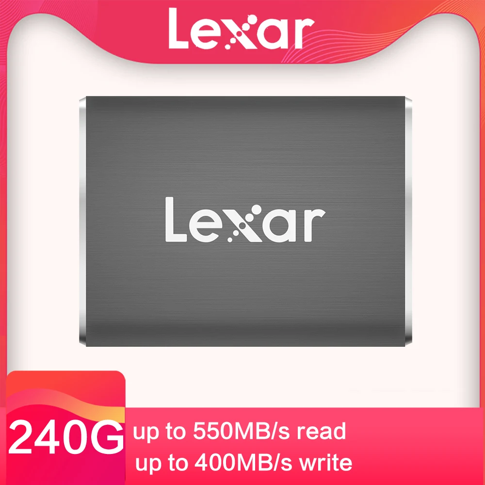 Lexar SSD SL100 disco duro externo de estado sólido 240 GB 512GB SATA3 2 5 pulgadas для компьютера|Внешние SSD| |