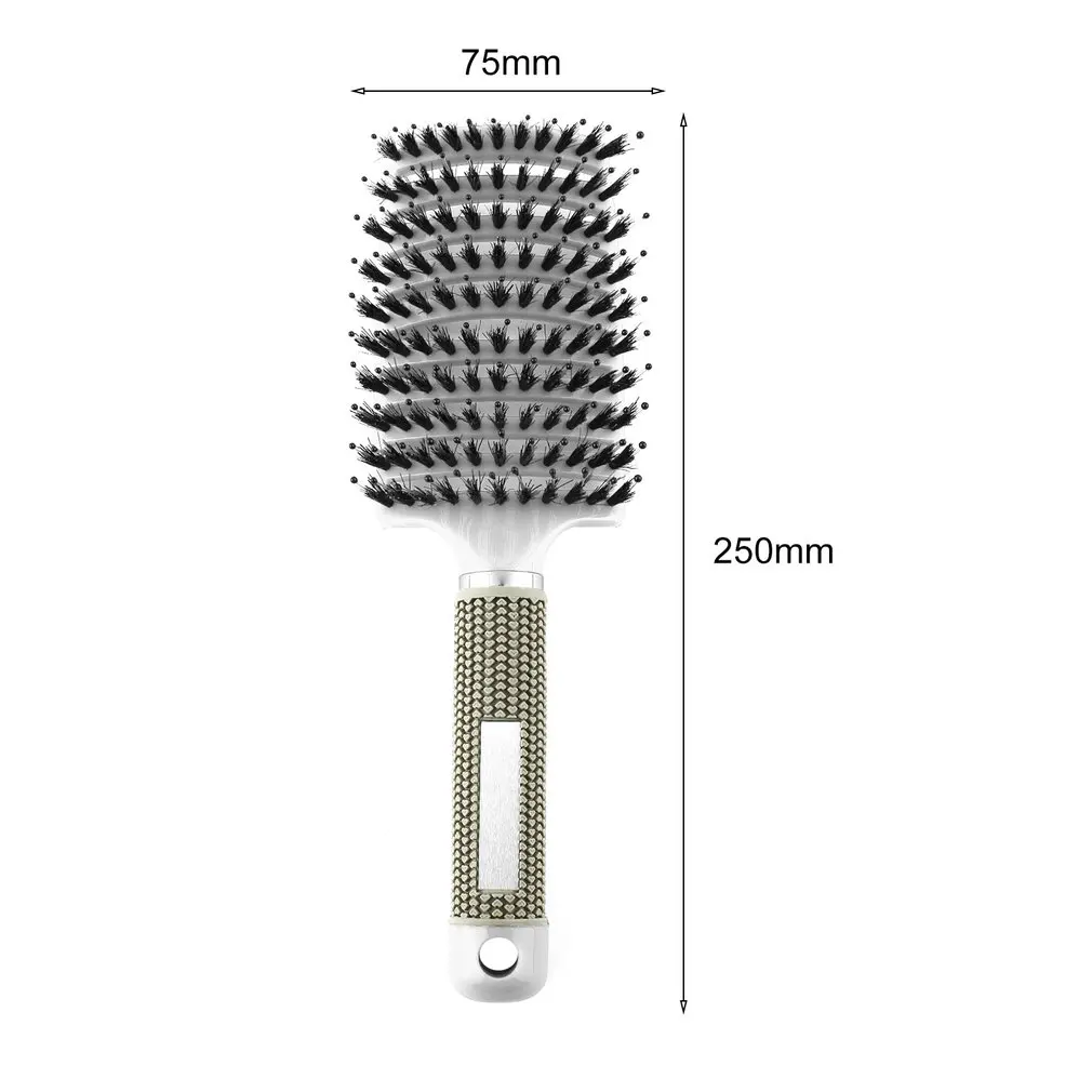

Drop ShippingWomen Hair Scalp Massage Comb Bristle Hairbrush Wet Curly Detangle Hair Brush for Salon Hairdressing Styling Tools