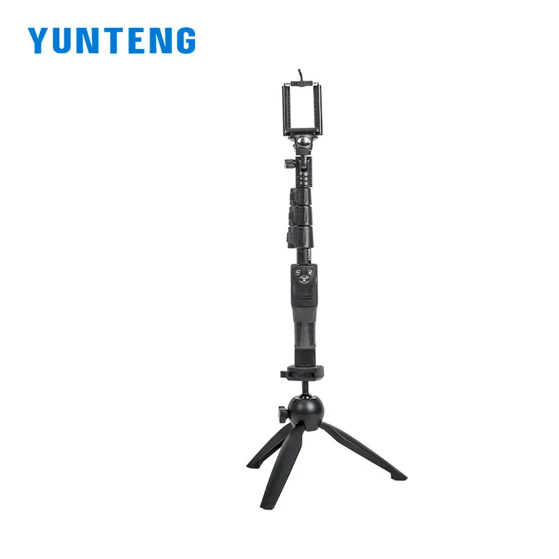 Пульт дистанционного управления для селфи-палки YUNTENG 1088 Bluetooth + мини-штатив 228
