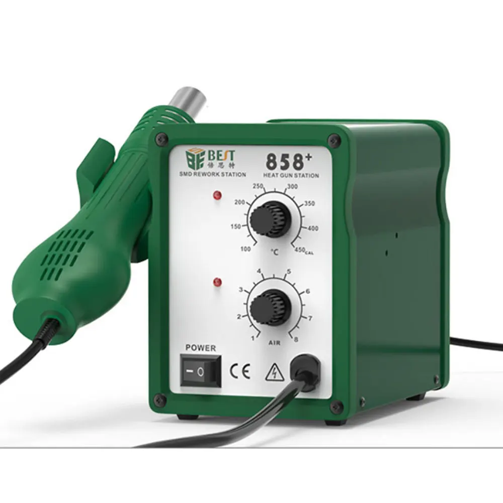 

Лучший 858 + без примесей свинца и горячий воздух пистолет спираль Тип сварочная платформа Регулируемая температура Мобильный телефон обслу...