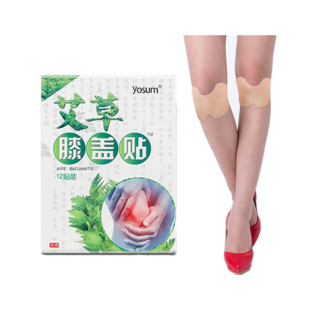 12 шт./коркорт. Полынь теплые медицинские пластыри для колена плеча ног снятие