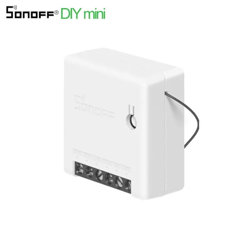 1pcs Itead Sonoff Мини DIY умный переключатель маленький корпус пульт дистанционного управления Wifi переключатель Поддержка внешнего переключателя работа с Alexa Google Home - Комплект: 1pcs