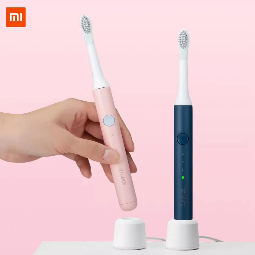 

Xiaomi Mijia SO WHITE Sonic Electric Toothbrush Wireless Induction Charging IPX7 Waterproof Tooth Brush Cheap 3 For Smart Mihome