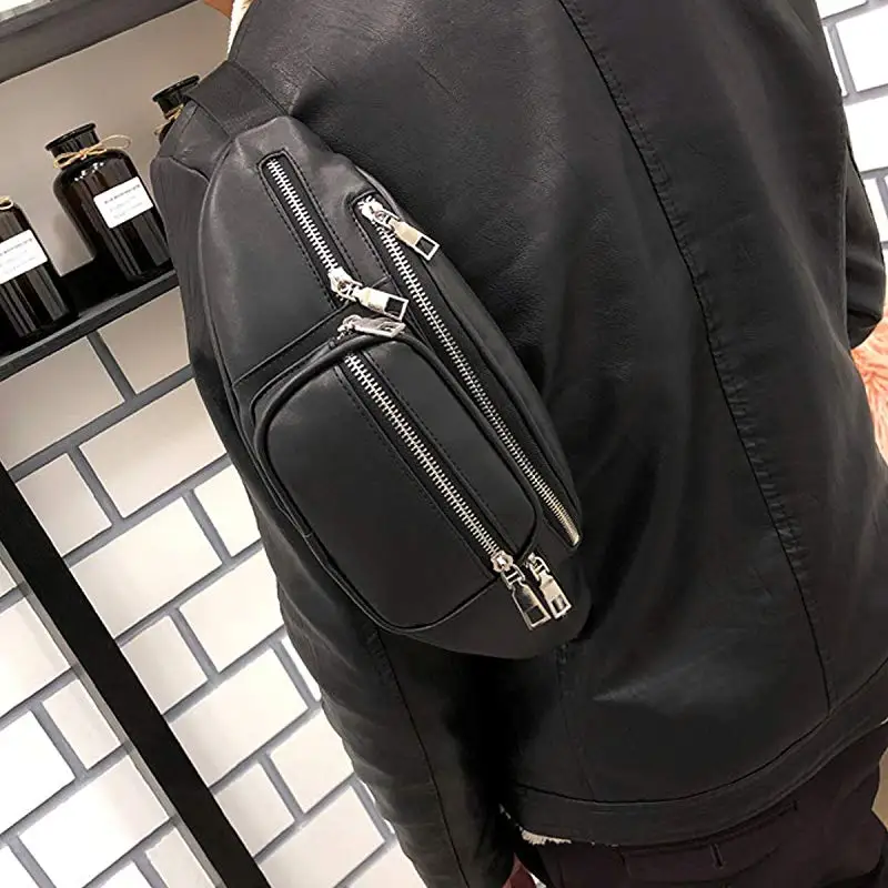 Сумка-мессенджер из мягкой искусственной кожи для женщин нагрудная Сумочка