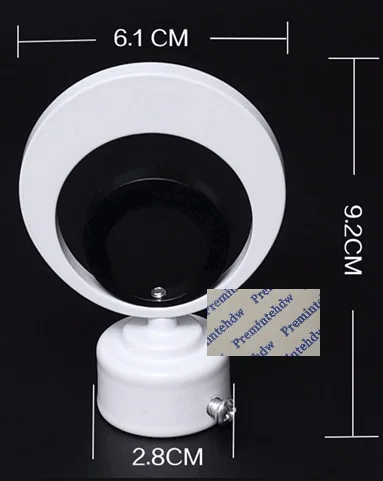 White 3D 2 шт./лот, белый, матовый, черный, Европейский, драпировка, занавеска, 28 мм, стержень, конец трубы, декоративная крышка, отделанные, выдалбливают, шар, кристалл, лист, Корона - Цвет: White 3D