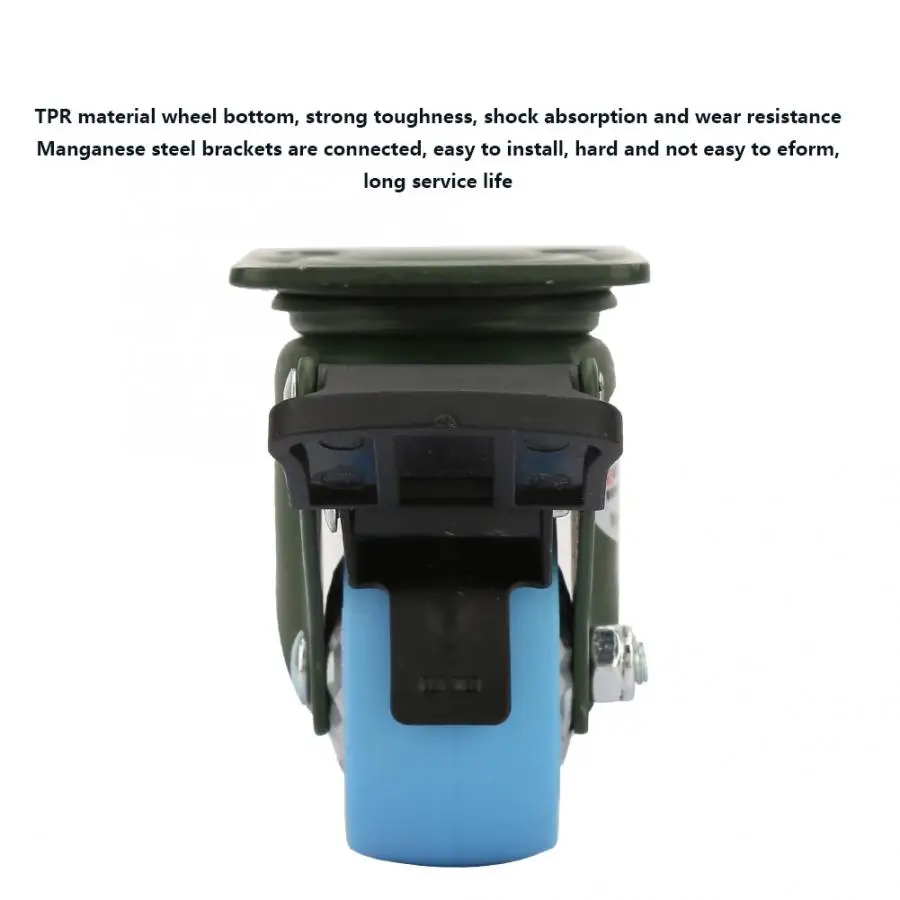 Марганцевая Стальная скоба 2 дюйма роликовые колеса колесики из ТПУ инструменты